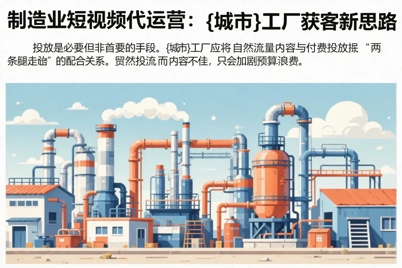 制造业短视频代运营：海门工厂获客新思路